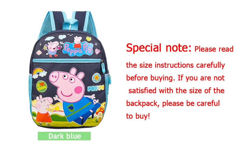 Peppa Игрушка Свинья сумка Джордж Пегги мультфильм фигура Плюшевый Рюкзак Студенческая школьная сумка Дети обучения Образование лучший подарок игрушка
