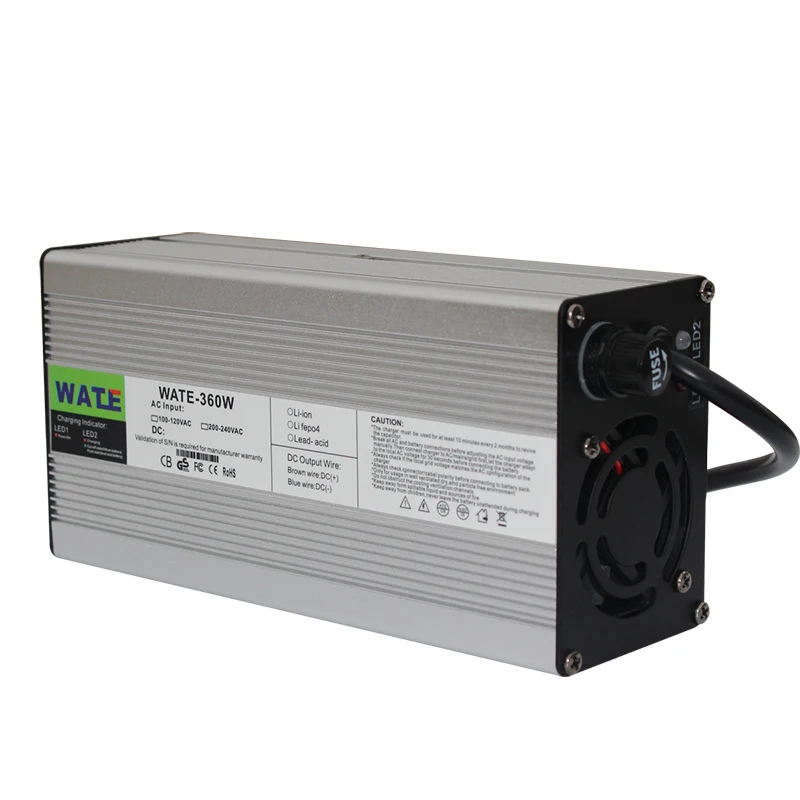 16.8V 20A Charger 14.8V Li-ion Battery Smart Charger Used for 4S 14.8V Li-ion Battery High Power With Fan Aluminum Case