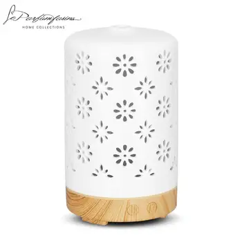 

NMT-217 100ml Hollow Air Humidifier Essential Oil Air Purifier Ultrasonic Aroma Diffuser Ceramic Humidifier Drop Shipping