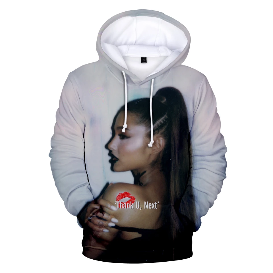 Ariana Grande 3D Hoody cotton Winter Autumn Hot New Fashion Print Western Pop Singer Ariana Grande 3D hoody Pullover Sweatshirt