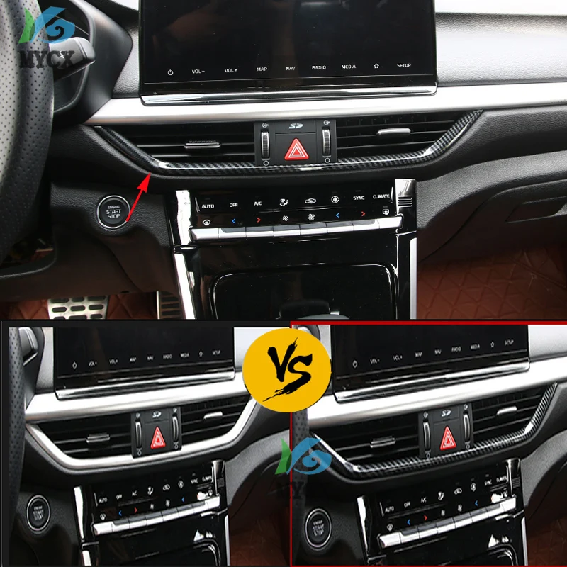Автомобильная консоль навигационная Панель Воздушный чехол накладка наклейка зубчатые ленты для Kia Cerato нового поколения K3 аксессуары для интерьера