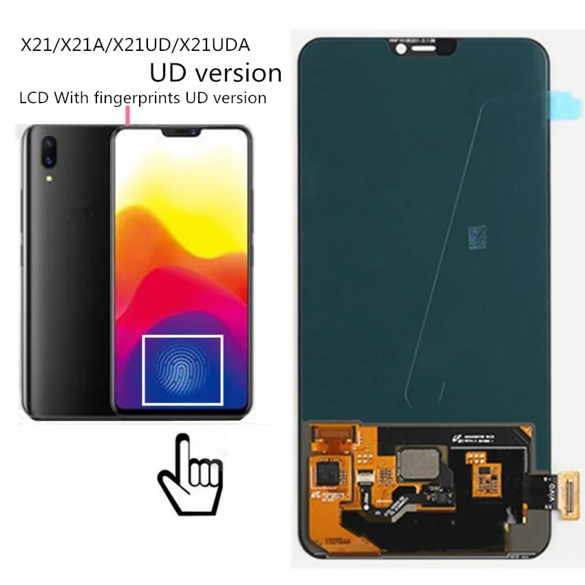 ЖК дисплей и сенсорный экран для vivo X21 X21A X21UD X21UDA|Экраны мобильных телефонов| |