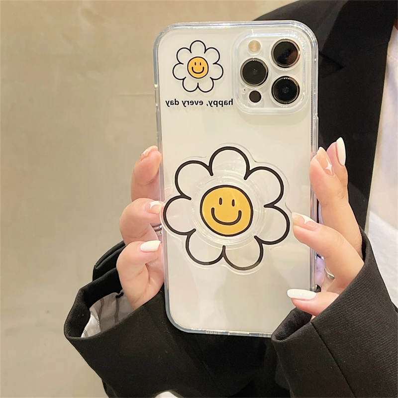 For iPhone 13 Pro Max Korea Green Lattice Smiley Soft Leather Phone Case  For 11 12 Pro Max X XR XS Max 7 8 Plus Shockproof Cover - AliExpress