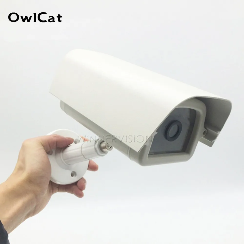 Крытый наружный алюминиевый/Пластиковый корпус для камеры видеонаблюдения CCTV