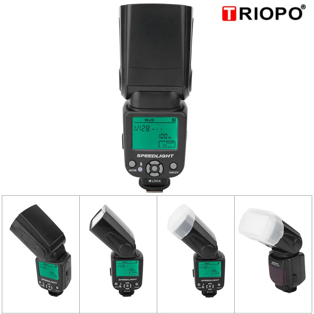 Универсальный светильник Triopo TR-950 Speedlite для Nikon для Canon 650D 550D 450D 1100D 60D 7D 5D DSLR камеры Speedlite