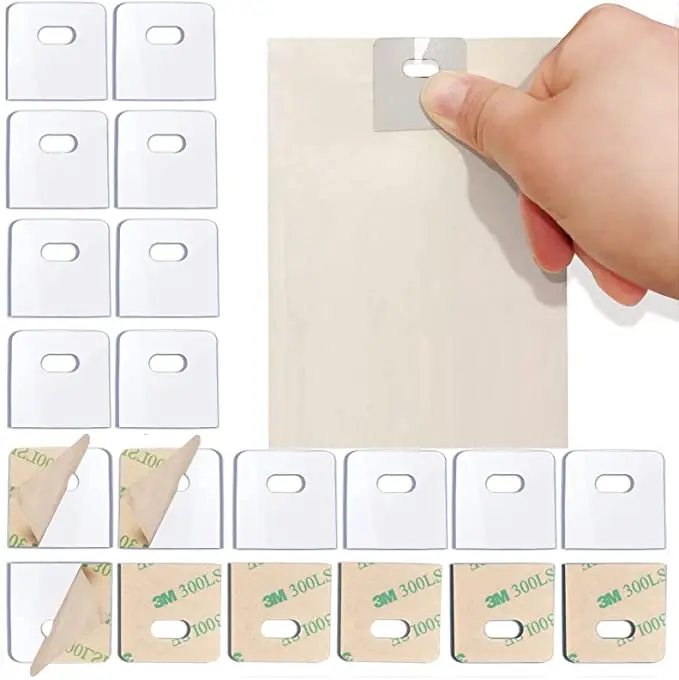 25 Set/50 Pcs Vertical Blind Repair Tabs Clear Vertical Blinds Replacement  Slats Panels Self-Adhesive Blinds Replacement Fixers Window Blinds Repair