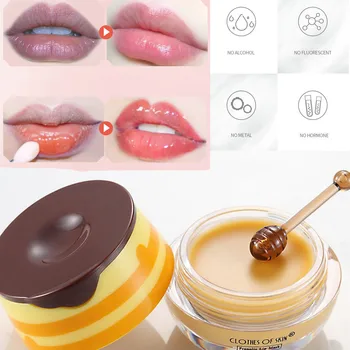 

Honey Lip Mask Moisturizing Hydrating For Lip Care Women Mask Cosmetics Color Mood Changing Long Lasting Moisturizing Lipstick
