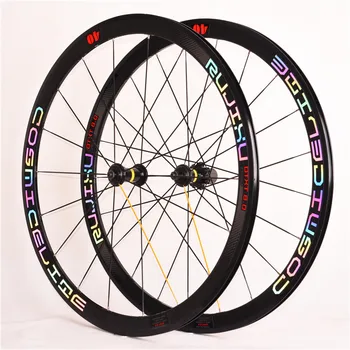 

ultra light 40mm cosmic elite 700C alloy C/V brake bike wheels BMX road bicycle wheelset road aluminum wheel set