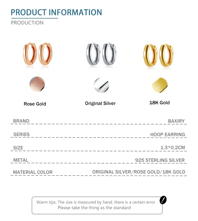 Summer New 925 Sterling Silver Hoop Earrings Original For Women Luxury Fashion Jewelry Party Rose Gold Huggie Earring 2021 Trend