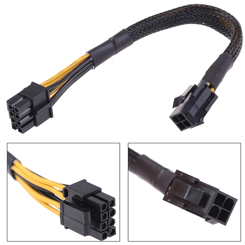 

4 Pin Male To 8 Pin Female CPU Power Converter Cable Lead Adapter 4Pin To 8pin Office Supplies