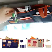 HiMISS Многофункциональный Солнцезащитный козырек автомобильный держатель для хранения автомобиля карманный органайзер солнцезащитный козырек