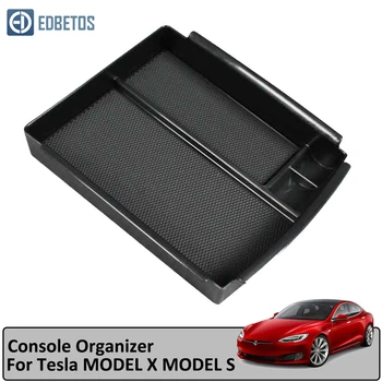 

For Tesla Model X 2016 2017 2018 Interior Accessories Center Conosle Organizer Tray For Tesla Model S Armrest Secondary Storage