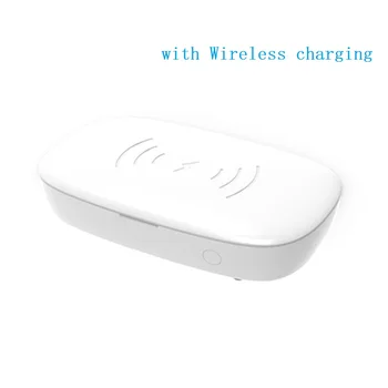 

Portable Mask Mobile Phone Jewelry Sterilization Box Household Ultraviolet Sterilizer With 10W Wireless Charging Function