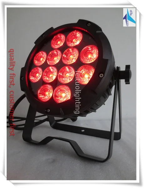 E-6/Лот+ чехол Led par может светильник 12*18 Вт RGBWA УФ 6в1 ip65 открытый для сцены церкви dj диско светильник