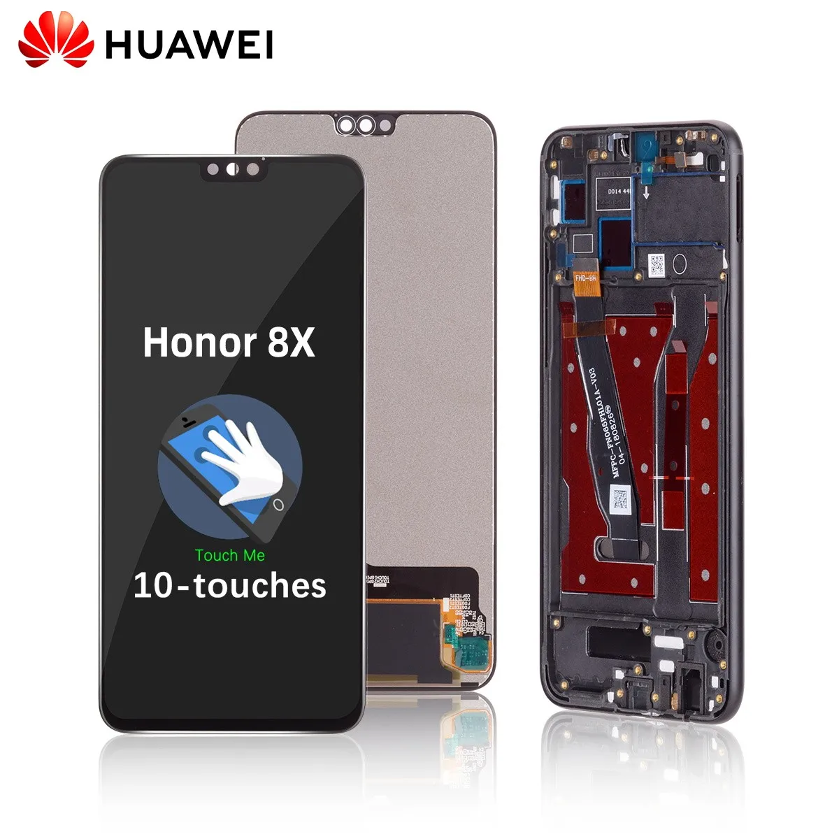 Сборка Honra 8x Max дисплей сенсорный экран для Honor Замена на дигитайзер ЖК-экран ЖК l |
