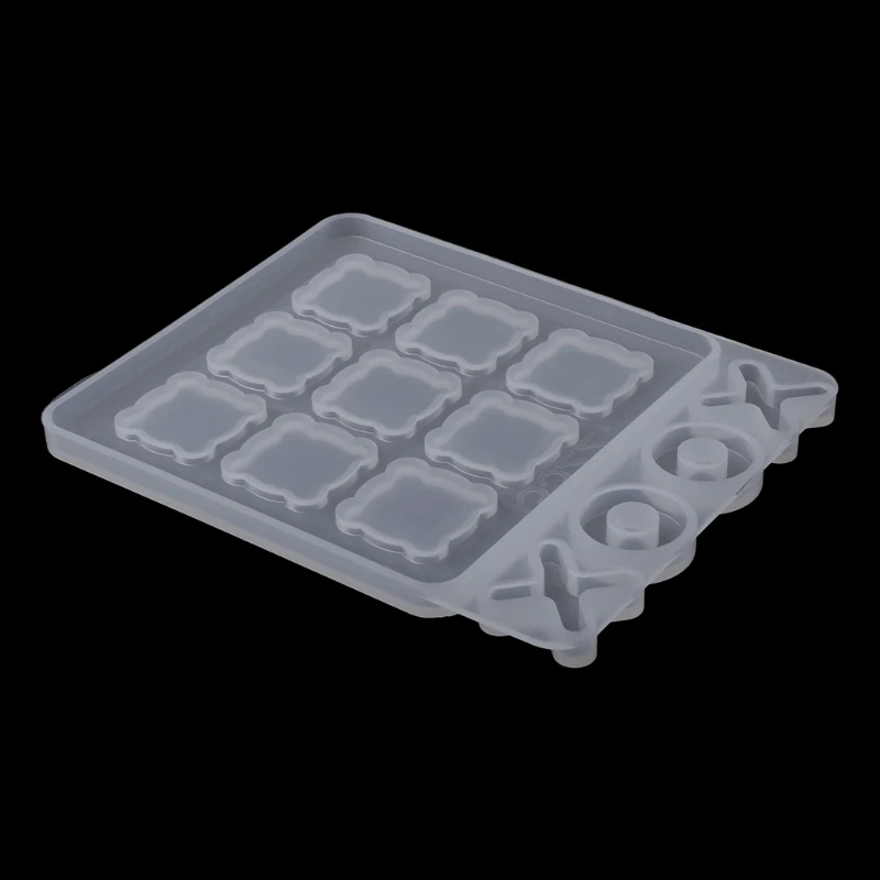 수지 주조를위한 작은 Tic Tac 발가락 금형 작은 O X 보드 게임 실리콘 금형 DIY 공예 클래식 보드 가족 게임 금형, 직송