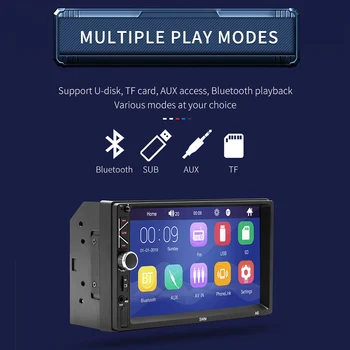 

7inch Double 2 DIN Car MP5 MP3 Player Wireless Touch Screen Stereo Radio Car Radio Bluetooth Car Player Autoradio Car Radio