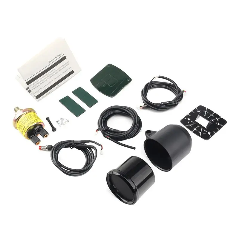 

Car Auto 12V 52mm 10 Colors Universal Oil Press Gauge LED With Sensor Meter Cup