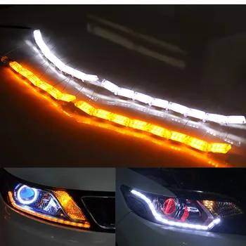 

Car LED Strips Lights DRL Day Running Light Turn Signal Headlight For Ford Focus 2 3 Fiesta Focus Mk2 Mk3 Mondeo Mk4 Fusion