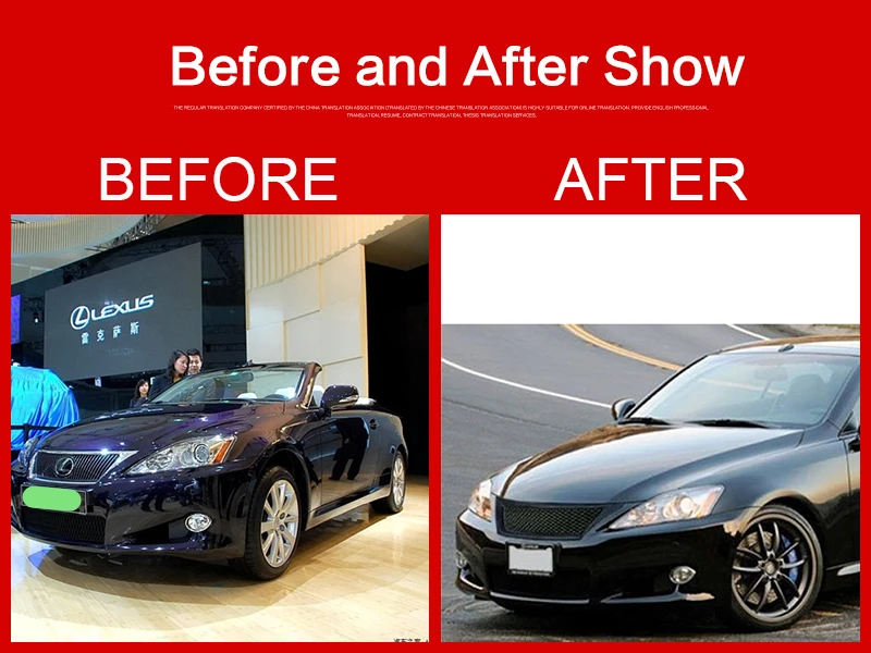 Использовать для LEXUS IS C гоночные Грили 2009 10 11 лет углеродное волокно Refitt передний центр гонки решетка крышка аксессуары