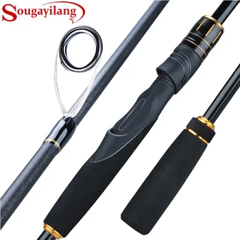 

Sougayilang Portable Lure Fishing Rod 2.1M 2.4M 4 Section 24T Carbon Rod 10-30g Casting Spinning Travel Rod Carp Fishing Tackle