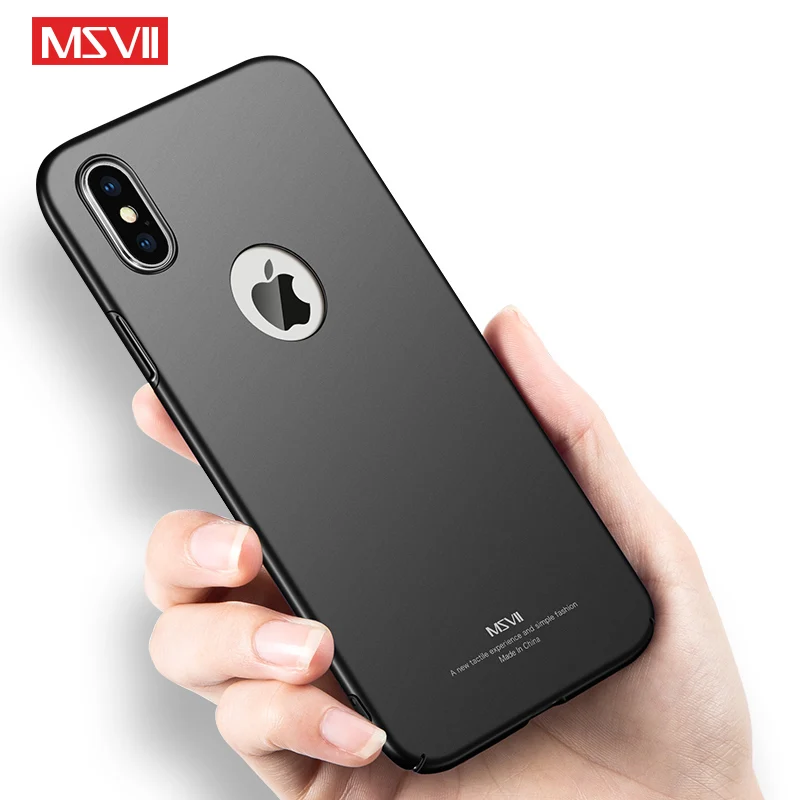 

Msvii Cases For iphone X Case Cover Silm Frosted Coque For Apple iPhone XS Max Case Hard Phone Cover For iPhone XS XR iPhone10