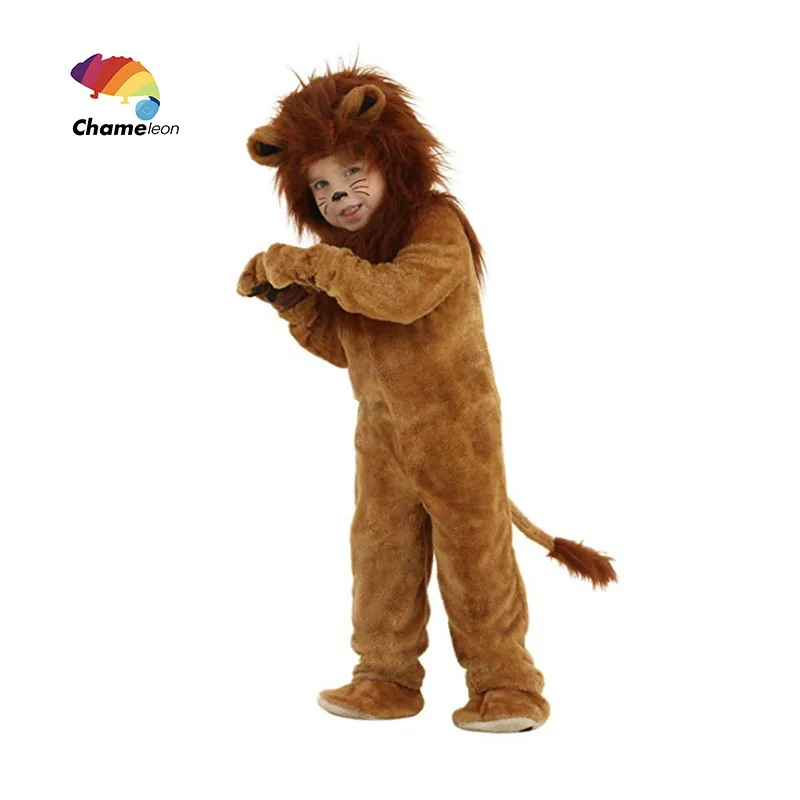

Halloween Clothing 2019 European And American-Style Children's Cosplay Lion Character Play Stage Performance Clothing Factory