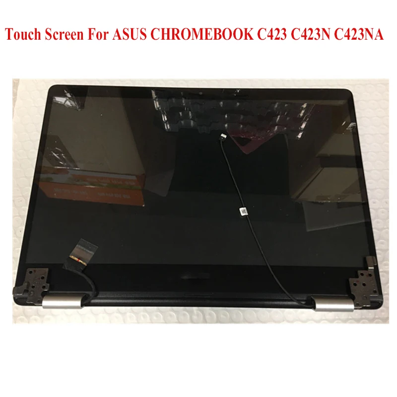 

Оригинальный 14-дюймовый ЖК-дисплей в сборе, сенсорный экран для ASUS CHROMEBOOK C423 C423N C423NA с задней крышкой ЖК-дисплея, стандартные петли, кабель