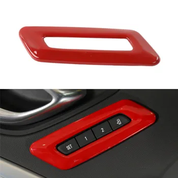 

Auto Memory Seat Switch Button Sticker For Chevrolet Camaro 2017+ Car Inner Decoration Decals ABS Protection Car Accessories