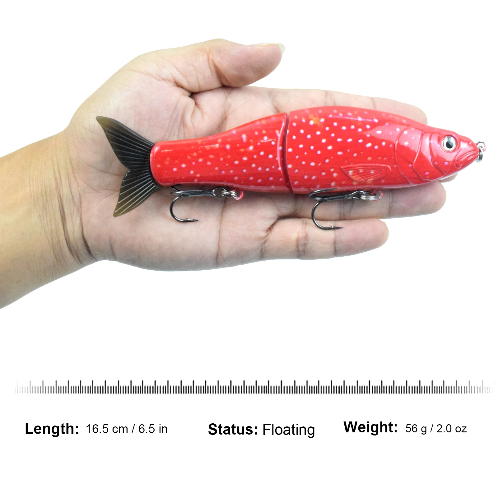 Isca de Pesca Isca com Caudas Iscas de Corrediça com Gancho Lixada Flutuante Duro Glide Macias Agudos Vida-como 6.5 In2.0 oz 7 de pesca duro glide isca com caudas