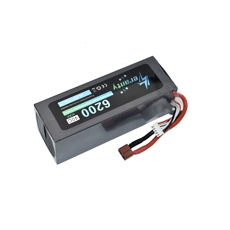 Обновленный аккумулятор 14,8 v 6200maH 40C Lipo для радиоуправляемого квадрокоптера, автомобилей, лодки, дрона, запасные части 4S аккумуляторов 6000mah 14,8 v