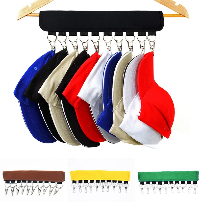 Baseball Cap Closet Rack Hat Holder Rack Home Organizer Storage Door Hanger