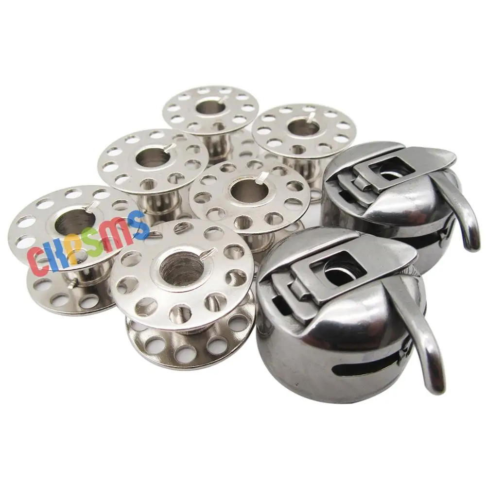Подходит для швейной машины Kenmore 2-Bobbin чехол 6-Bobbins # BC-HZ3(NS)-B 2 шт. + 2518 6 | Дом и сад