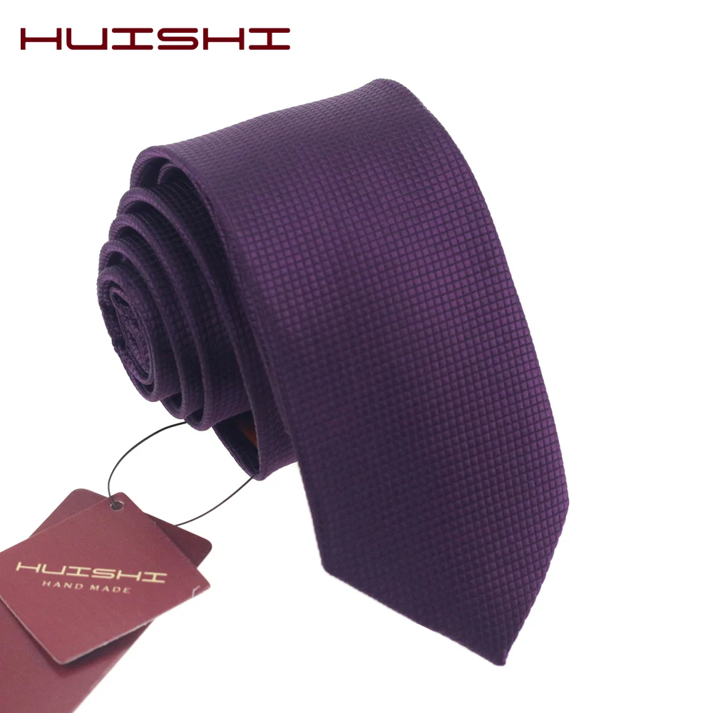 Tie set silk tie set wedding ties Classic Business Necktie Collar Men Women Quality Stripe Ties Scarves Deep Purple Waterproof British Style Mens Neck Ties Color