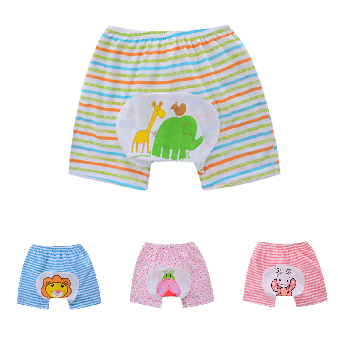 Baby Shorts Baby PP Pants Cotton Underwear Baby Clothes Animal Style Summer Wear Thin Breathable