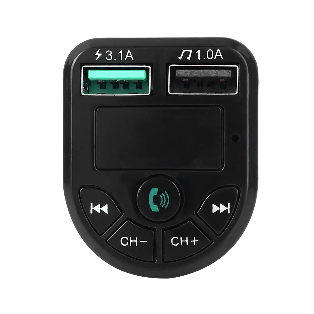 Портативный Bluetooth 5,0 приемник Автомобильное зарядное устройство FM MP3 автомобильный микрофон Громкая связь Bluetooth аудио приемник