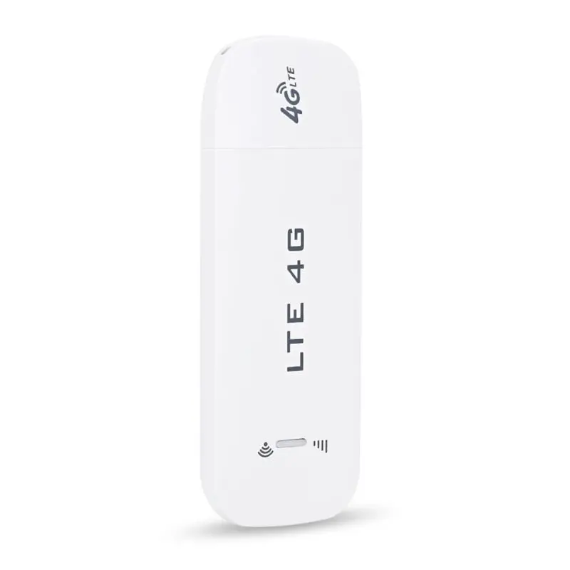 4G LTE USB модем сетевой адаптер с WiFi точка доступа SIM карта 4G беспроводной Wifi маршрутизатор для Win XP Vista 7/10 Mac 10,4 IOS - Цвет: Белый