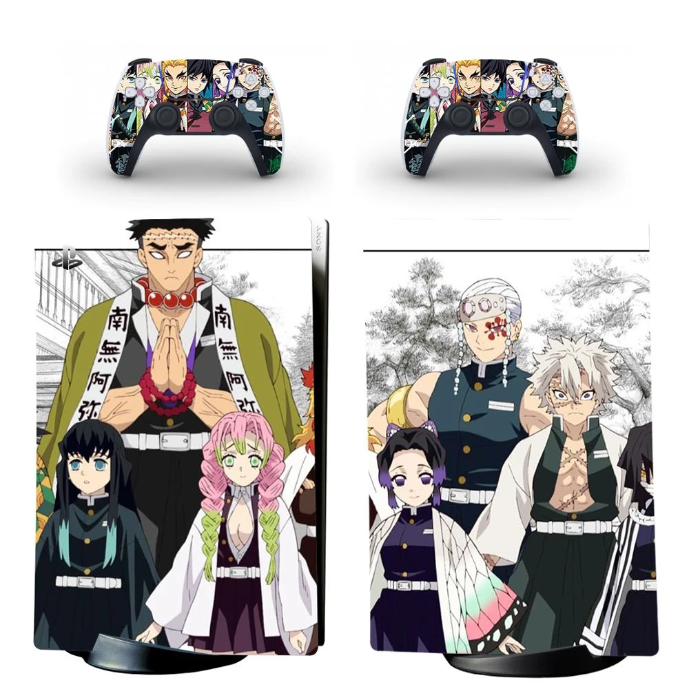 Demon Slayer Ps5 Digital Edition Skin Sticker Decal Cover For Playstation 5 Console And Controllers Ps5 Skin Sticker Vinyl Stickers Aliexpress