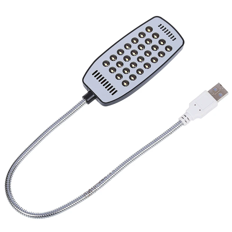 Новый гибкий яркий мини-светильник с 28 светодиодами USB компьютерная лампа для