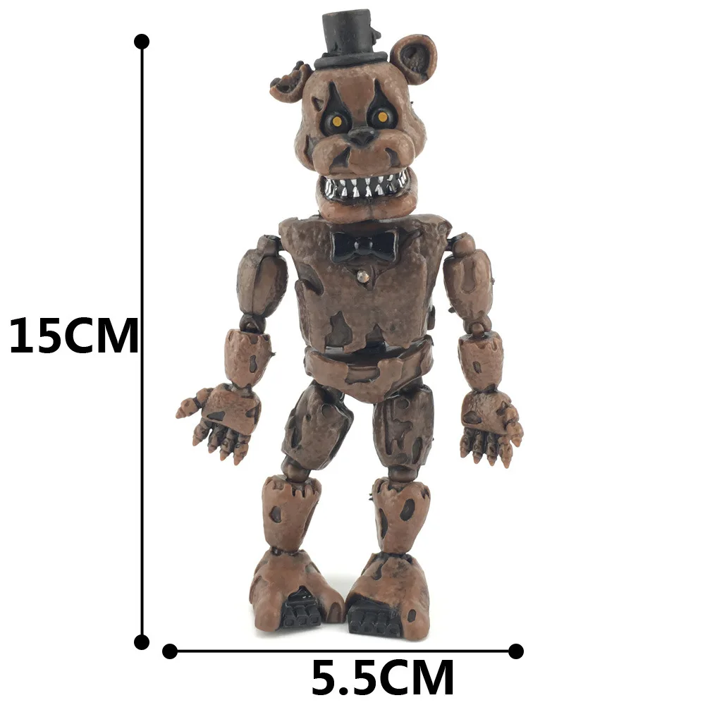 Набор Five Nights At Freddy ПВХ фигурка FNAF Бонни Фокси Фредди игрушки 5 Fazbear Bear кукла