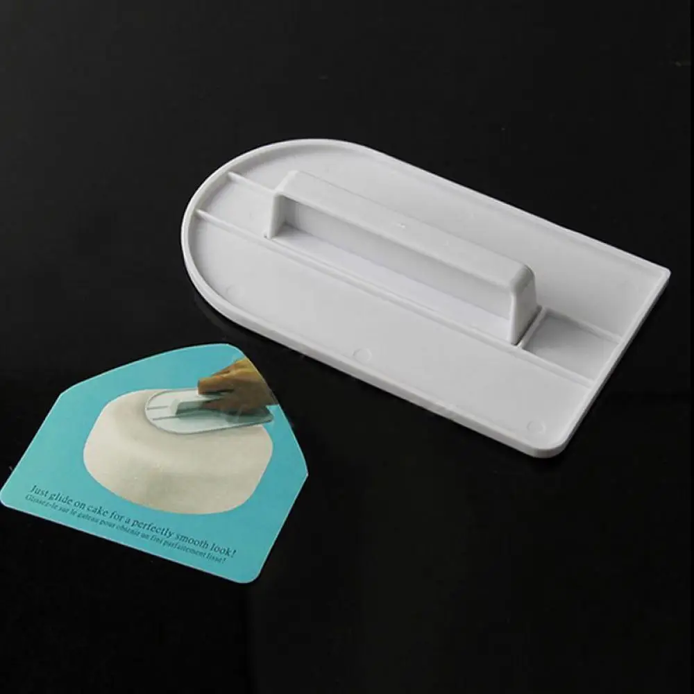 1 pcs Plastic Cake Smoother Polisher Tools Cake Decorating Smoother Fondant Sugarcraft Spatulas DIY Baking Tools