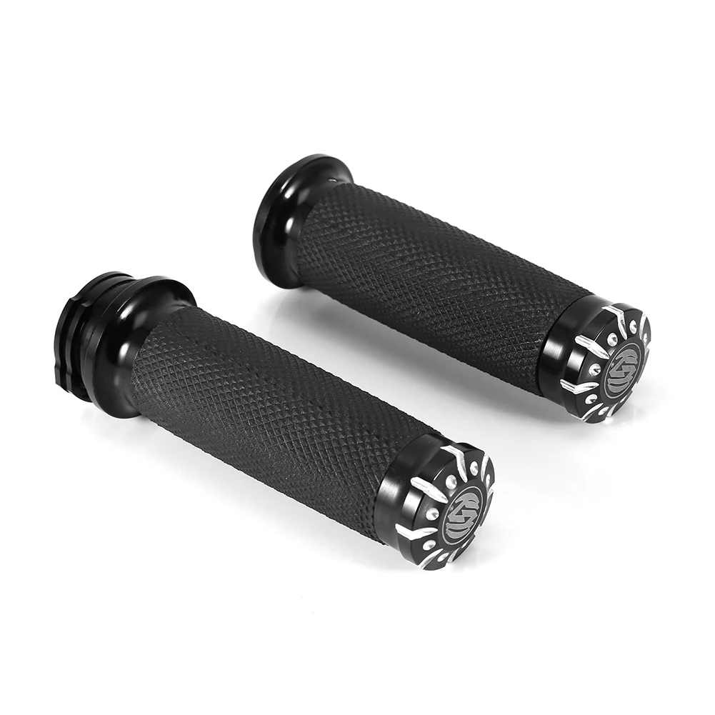 

1 Pair Motorcycle Handlebar 1 Inch 25mm Handles Bar Left Right Hand Grips For Yamaha For Softail Cruiser Motorcycle Accessory