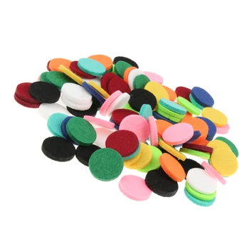 

100pcs Diffuser Pendant Refill Pads for Aromatherapy Essential Oil Perfume Diffuser Locket Necklace