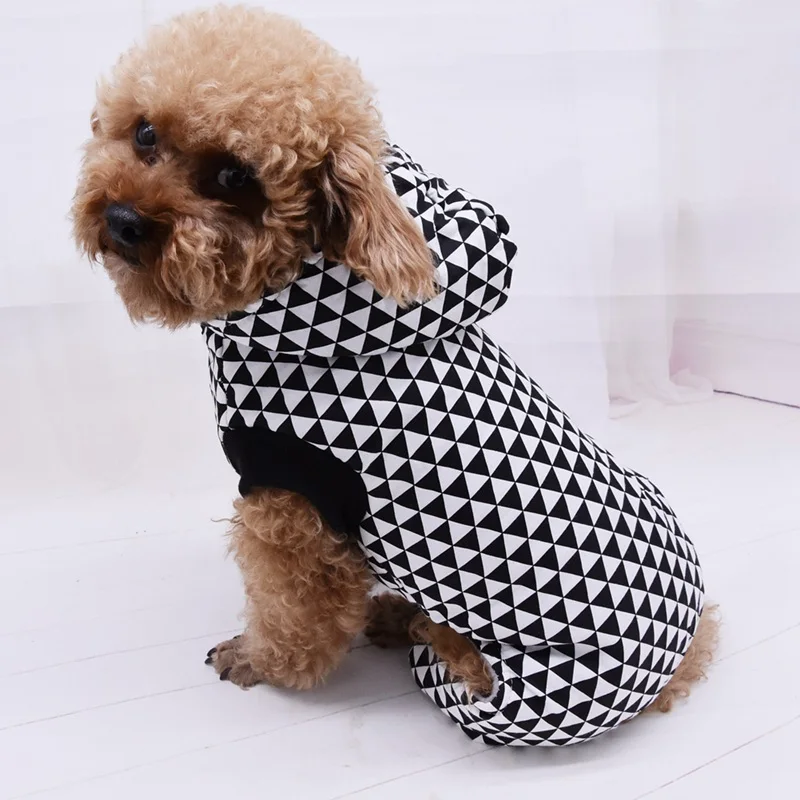 Домашнее животное Чихуахуа мопса Одежда для маленьких средних собак теплая зимняя куртка для щенка одежда простая Толстовка с принтом