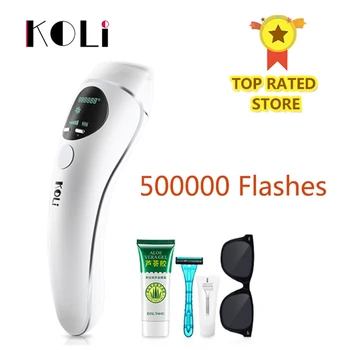 

Koli IPL Epilator Permanent Laser Hair Removal LCD Display 500000 Pulses depilador a laser Bikini Photoepilator