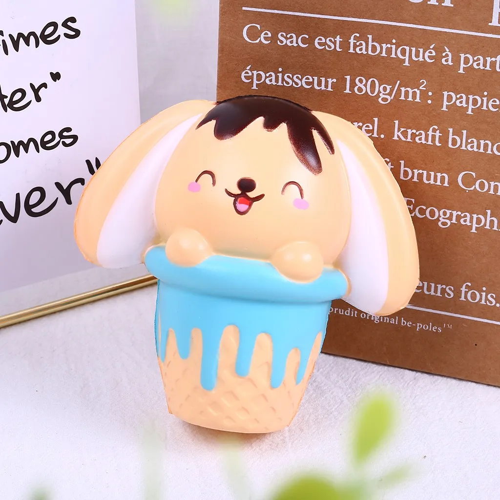 Squeeze soft Squishies Adorable Puppy Cone Slow Rising Cream Scented Stress Relief Toys Funny Gift | Игрушки и хобби