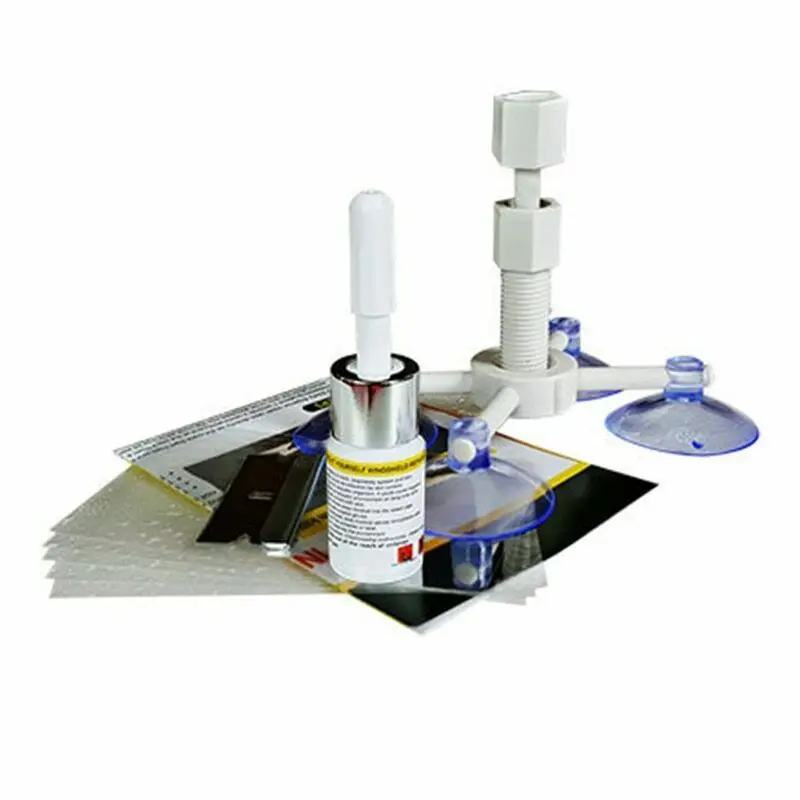 

Glass Corrector Set Windscreen Windshield Repair Kit Tool Crack Repairing for Car Vehicle TD326