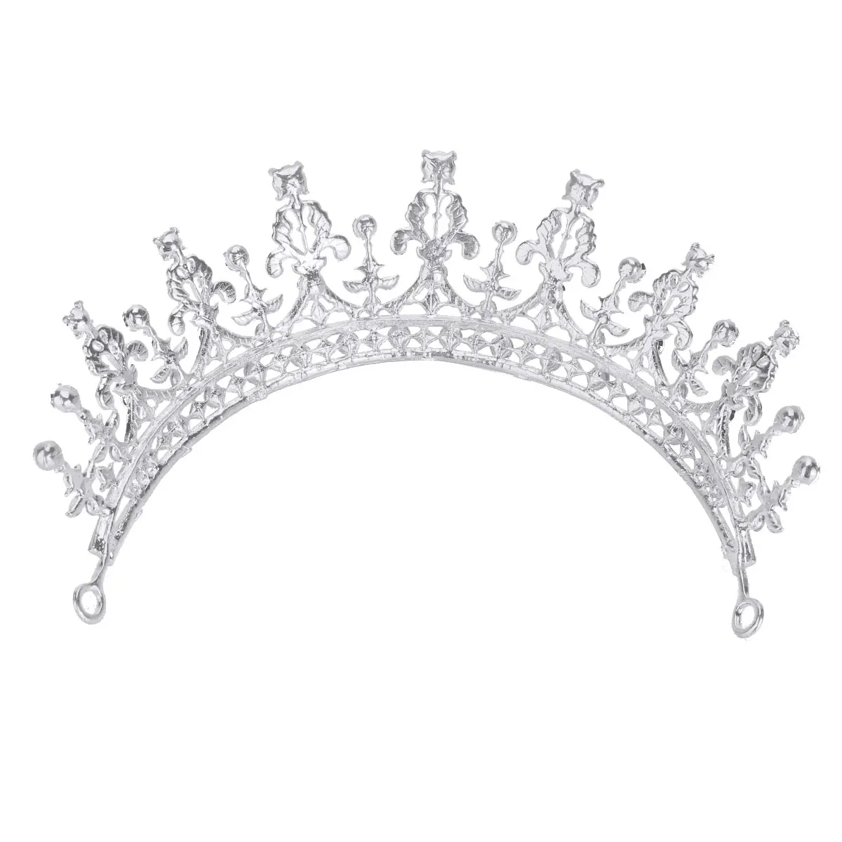 DPOIS, Женская Блестящая повязка на голову в форме тиары принцессы, головные уборы, красивые, пышные, вечерние, свадебные, Обручальные, корона, аксессуары для волос