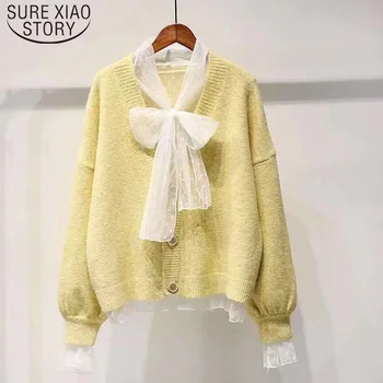 

2019 Fashion Women Knitted Cardigans Sweaters Simple Solid Long Sleeve Women Sweaters Fashion Cardigan for Female 5781 50