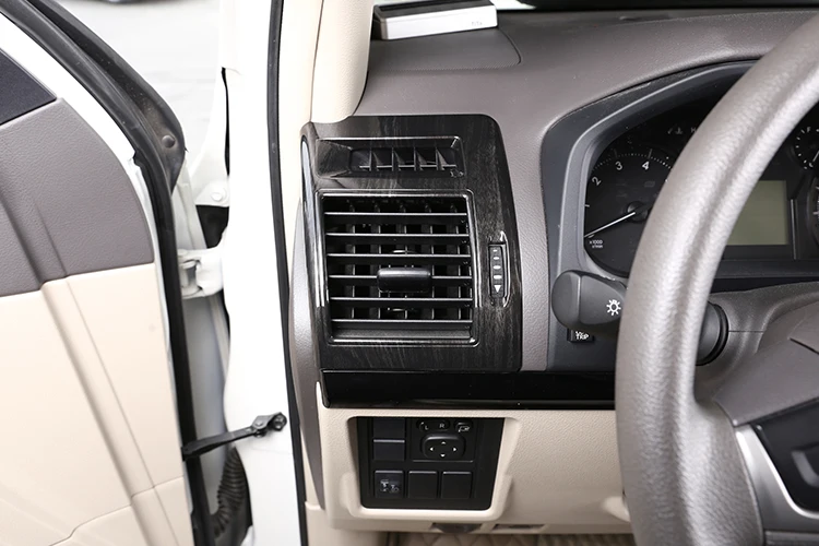 Для Toyota Land Cruiser Prado FJ150 150 ABS боковые передние воздушные Conditiong Vent Trim автомобильные аксессуары для LC Prado 2шт